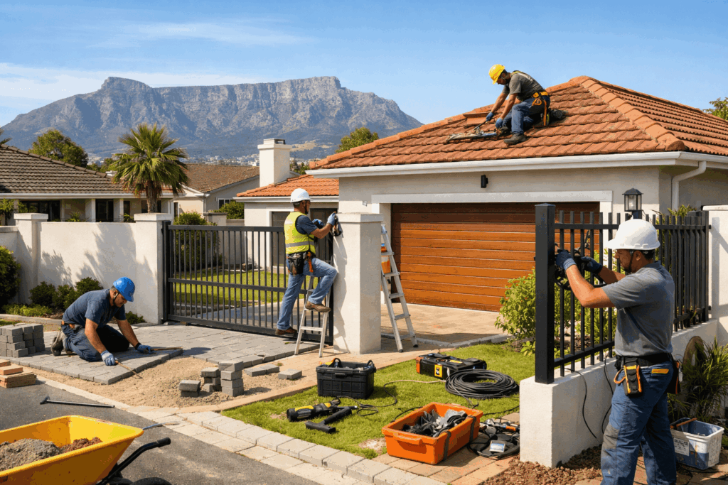 Explore our property maintenance projects across Cape Town, showcasing expert workmanship in repairs, upgrades, and professional property care.